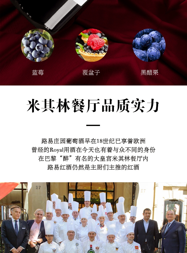路易城堡路易庄园芳堡干红葡萄酒 法国波尔多AOC特级庄园 原瓶进口 2021年750ml单支装